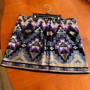 Express Skirt size M   Stretch Sparkling
